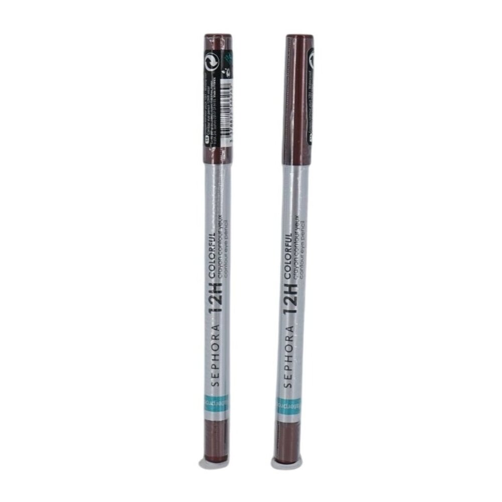 Sephora Collection 12HR Waterproof Retractable Eye Pencil 2‑Pack – Cocoa Shimmer